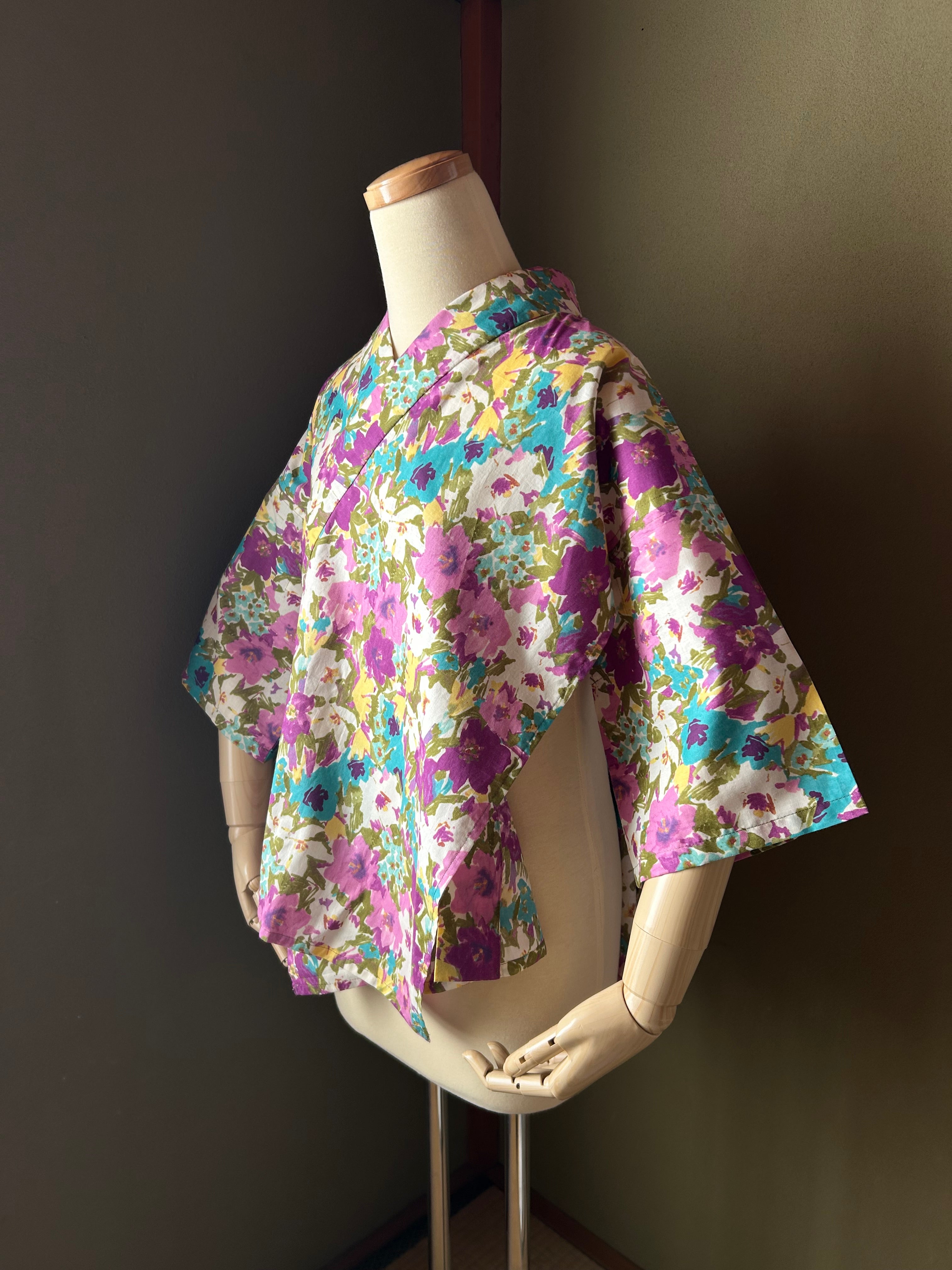 半襦袢 ピンク《花の記憶》